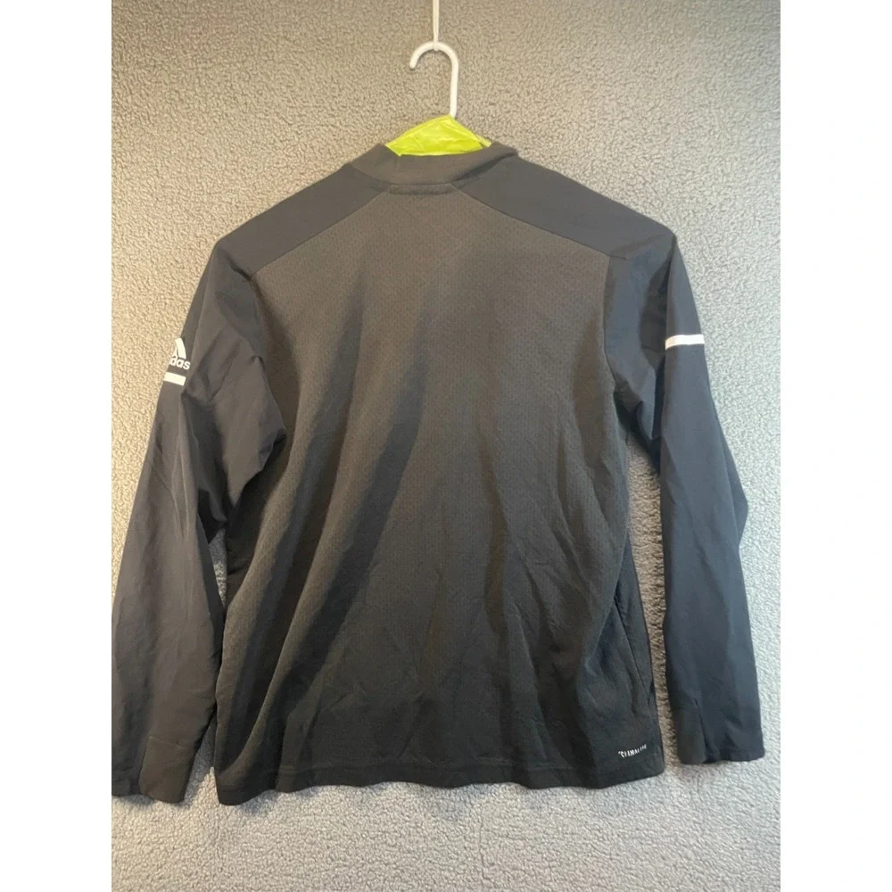 Miami  Hurricane  Adidas  FGull Zip  Jacket Mens XL  Black